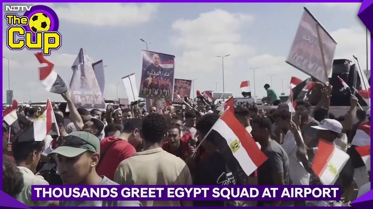 Egypt Soccer Fans Celebrate Team's World Cup Achievement As They Return Home