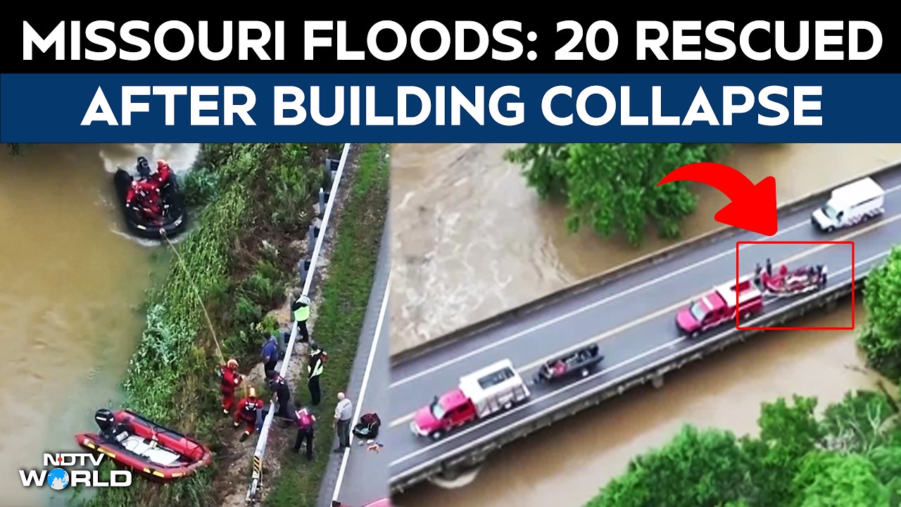 Missouri Floods: 20 Rescued After Campground Building Collapses