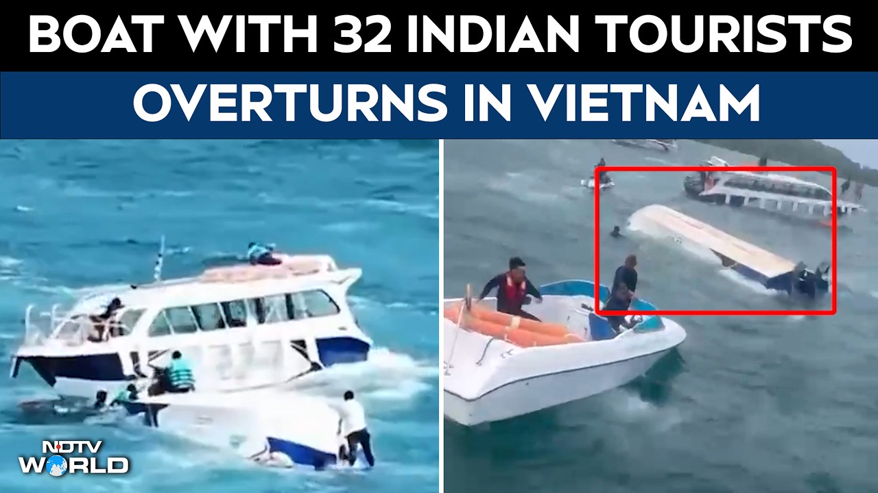 Vietnam Boat Accident: Boat Carrying Indian Tourists Capsizes Near Phu Quoc Island, Rescue Underway