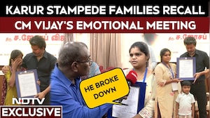 Karur Stampede | Karur Stampede Families Recall CM Vijay's Emotional Meeting | NDTV Exclusive
