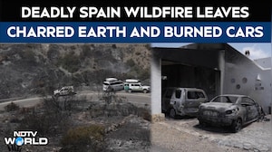 Spain Wildfire | Burned Cars And Charred Earth In Village At Center Of Deadly Almeria Wildfires