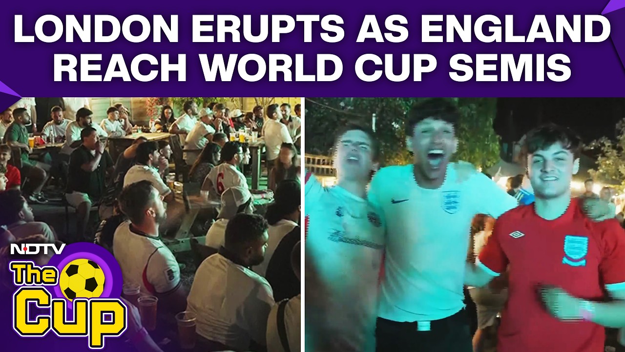 England Fans Erupt In London As Bellingham Sends Three Lions Into WC Semi-Finals