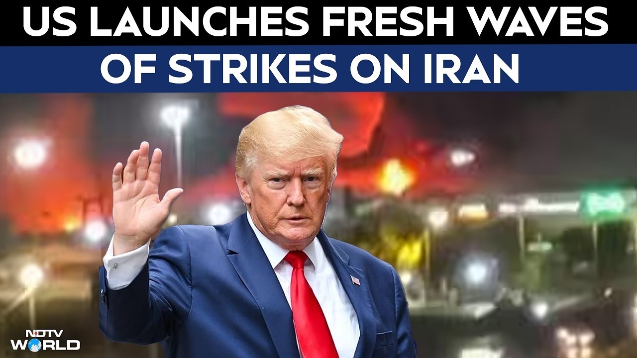 Iran News | US Launches Fresh Strikes On Iran After Strait Of Hormuz Ship Attack