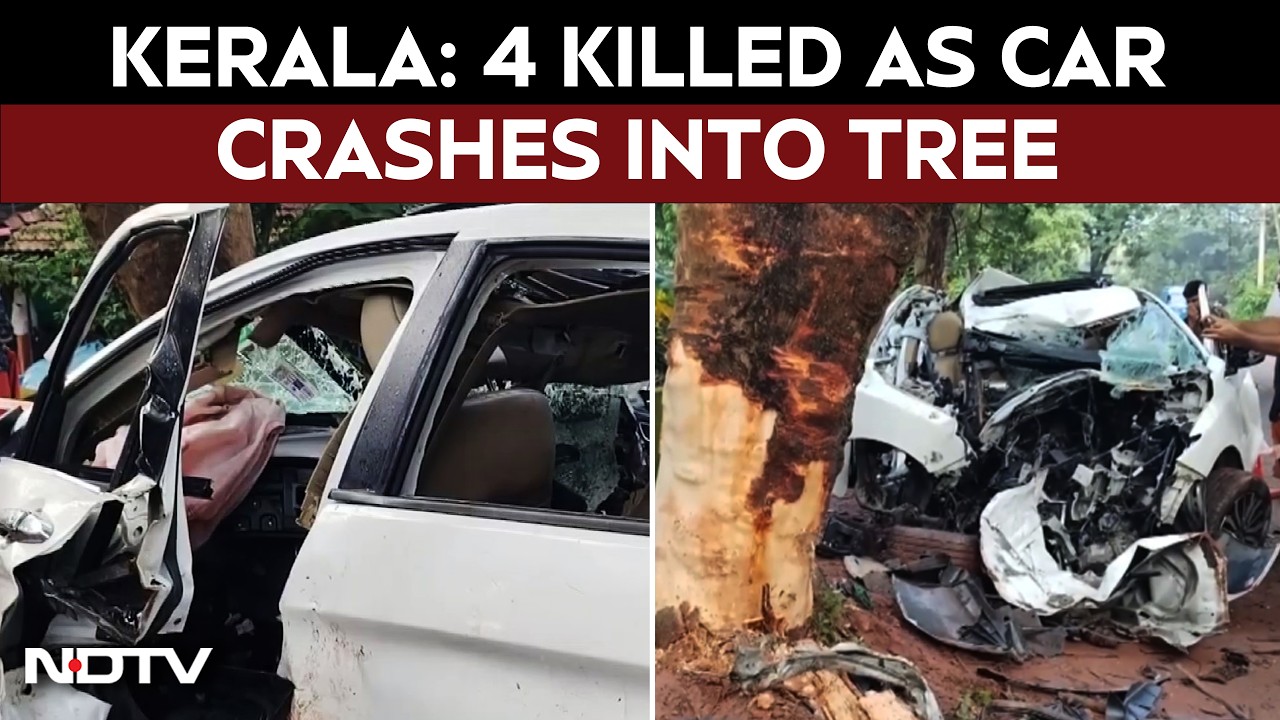 Kerala: Car Crashes Into Tree In Kannur, 4 Killed, 1 Injured