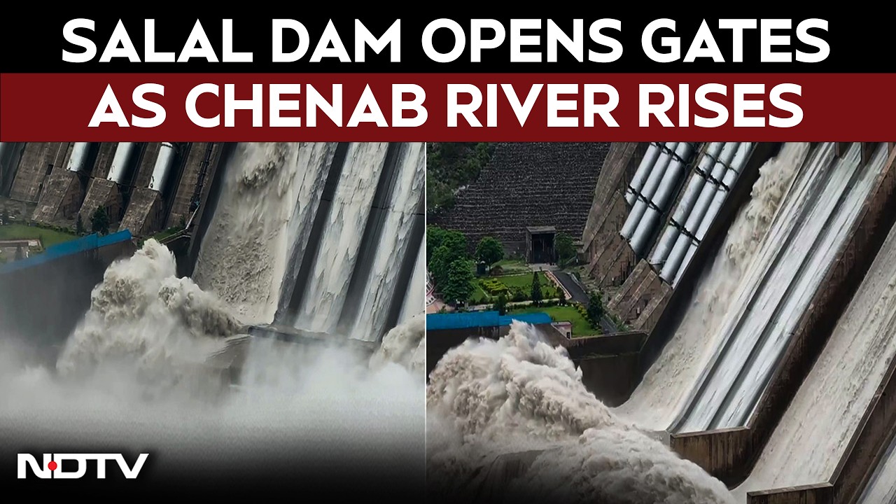 Jammu & Kashmir News | Salal Dam Gates Opened As Chenab River Water Level Rises