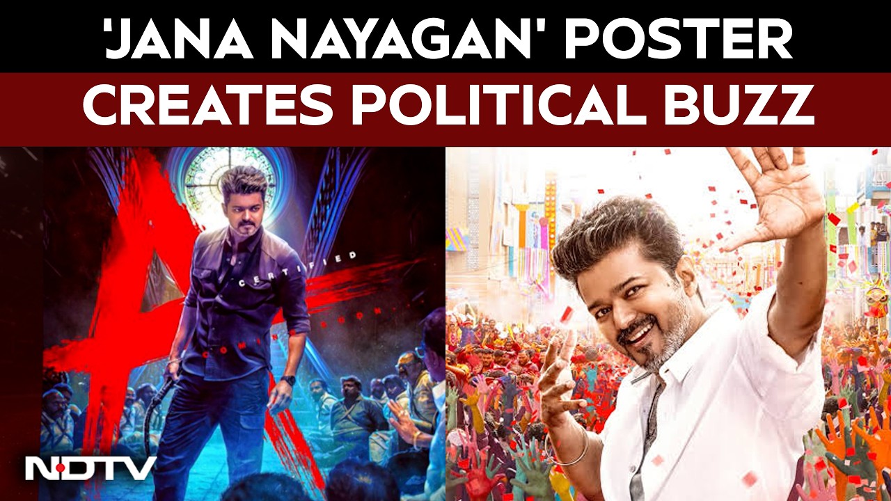 From 'Thalapathy' To Chief Minister: Vijay's New Film Poster Sparks Buzz