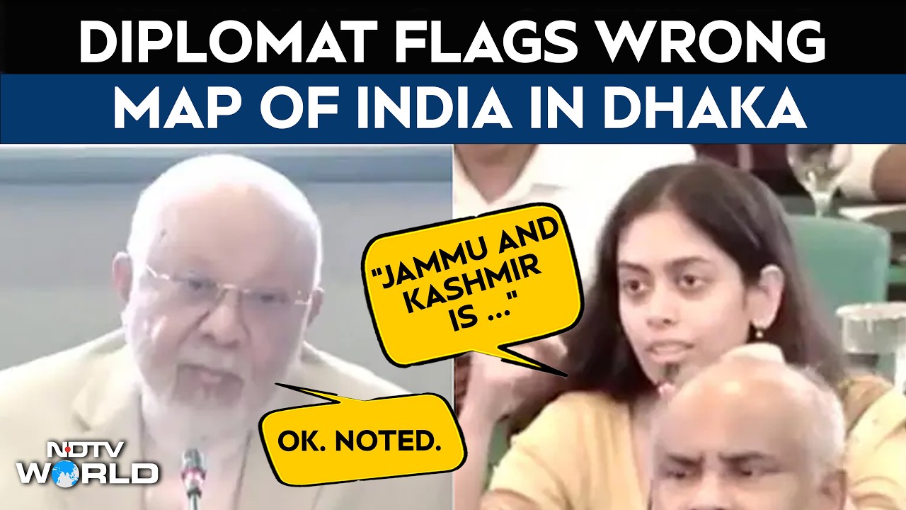 Indian Diplomat Flags "Incorrect"  Map At Dhaka Event: "J&K Integral Part Of India"