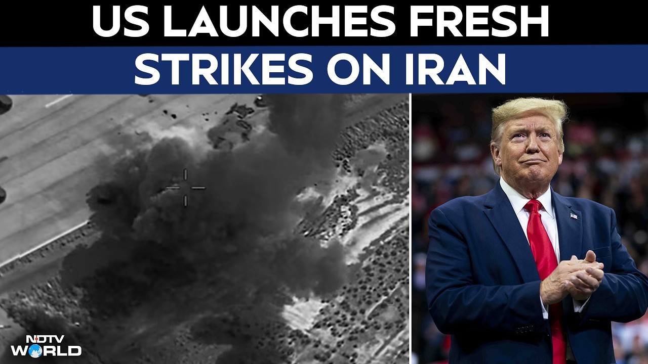 Iran News | US Launches Fresh Strikes On Iranian Forces | US Targets Iran Amid Hormuz Tensions