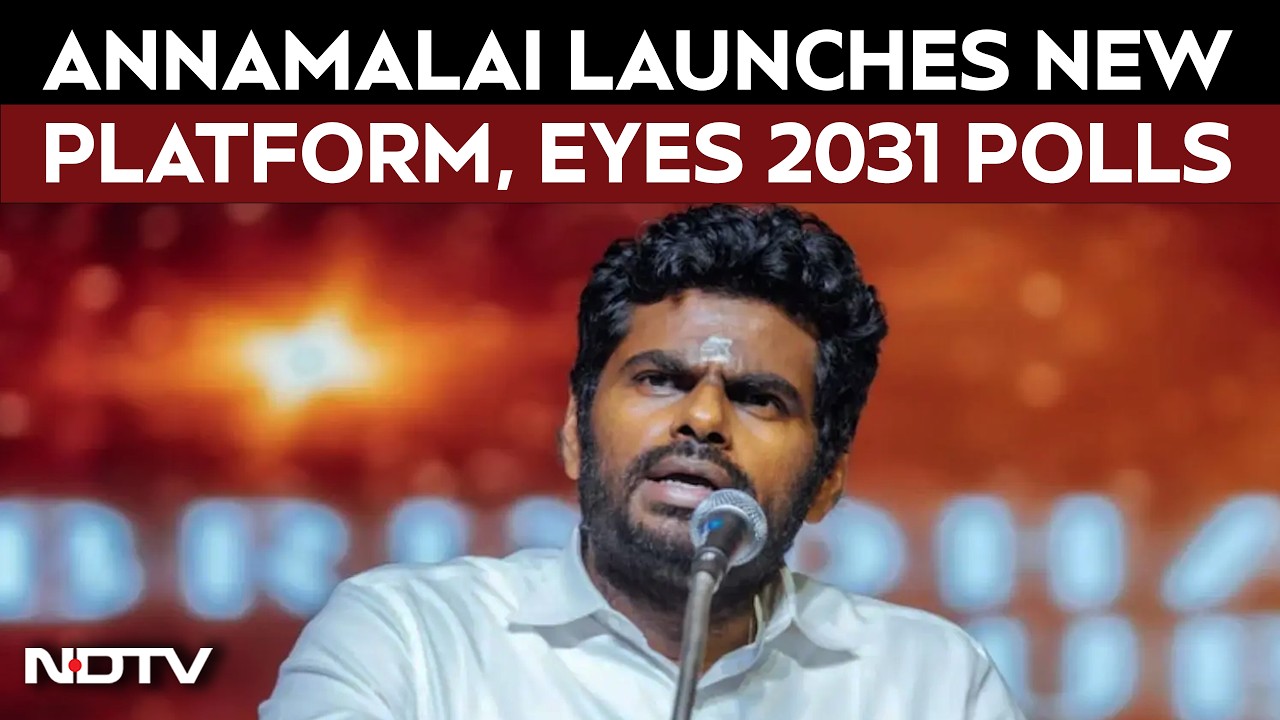 K Annamalai Signals 2031 Political Ambitions | Annamalai's Big Political Move