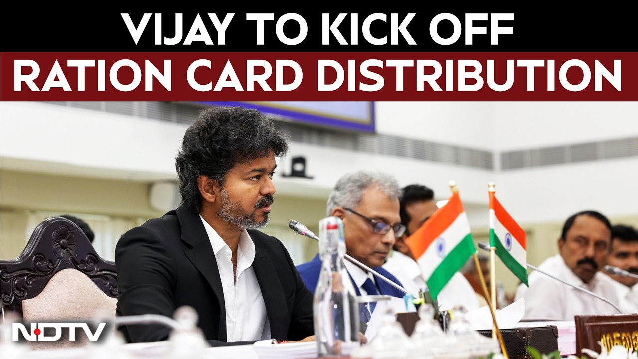 Tamil Nadu Politics | Tamil Nadu CM Vijay To Kick Off Ration Card Distribution