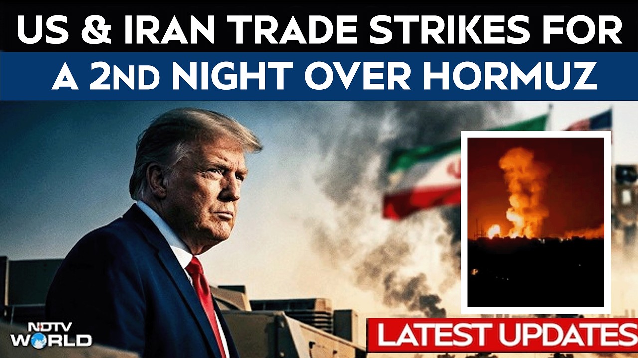 US Iran War Updates | Tehran Strikes Gulf States After US Ends Latest Round Of Airstrikes On Iran