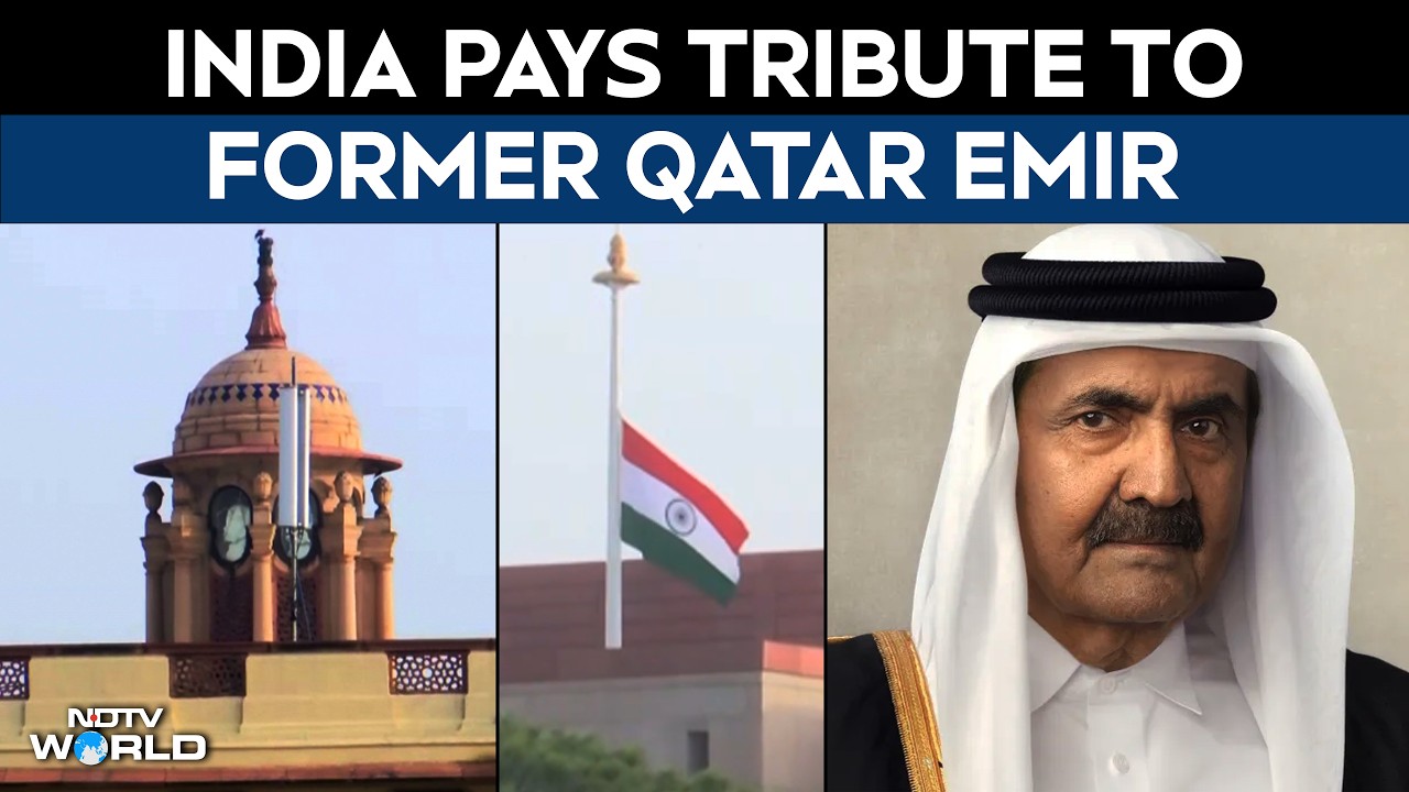 India Observes National Mourning For Former Qatar Emir Sheikh Hamad