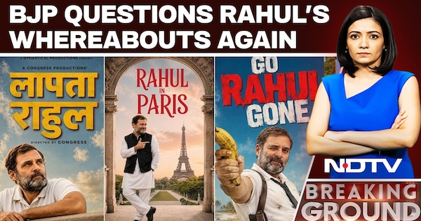 BJP Questions Rahul Gandhi's Foreign Trips and Absence Ahead of Monsoon Session