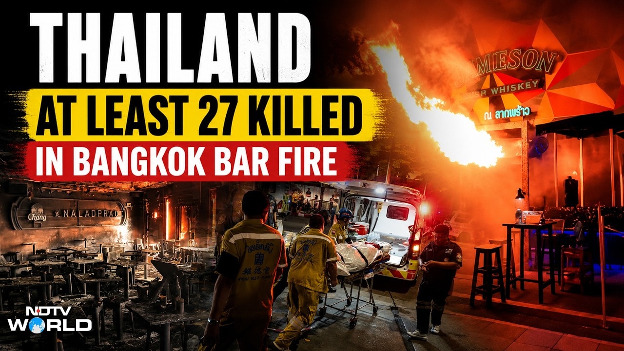 Thailand: At Least 27 Killed in Bangkok Beer Hall Fire; Massive Blaze Caught on Camera