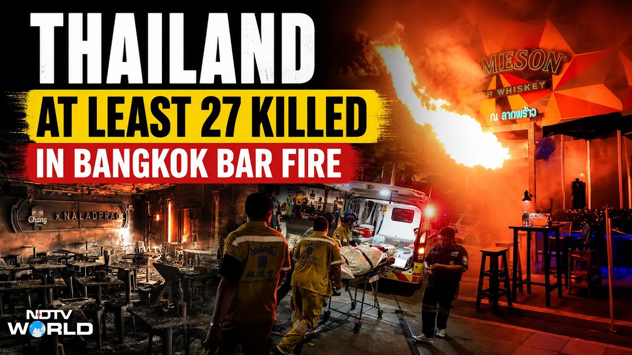 Thailand: At Least 27 Killed in Bangkok Beer Hall Fire; Massive Blaze Caught on Camera