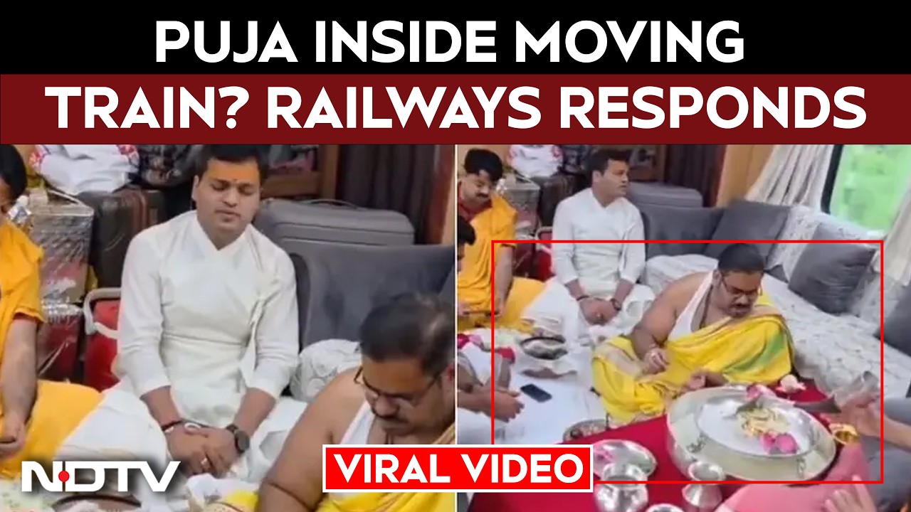 Viral News | Religious Ceremony Inside Moving Train Goes Viral, Railways Issues Clarification
