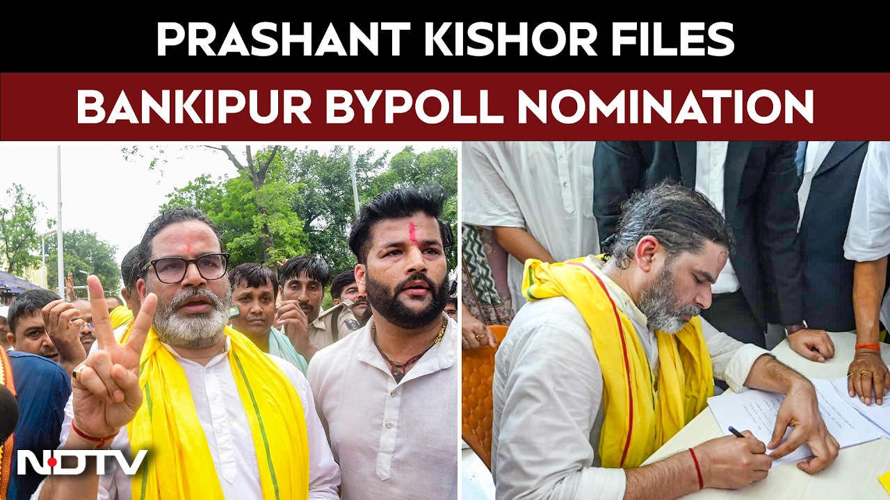 Bankipur Bypoll: Prashant Kishor Files Nomination Amid Massive Show of Public Support in Patna