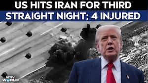 US Iran War | US Hits Iran For Third Straight Night; 4 Iranians Injured