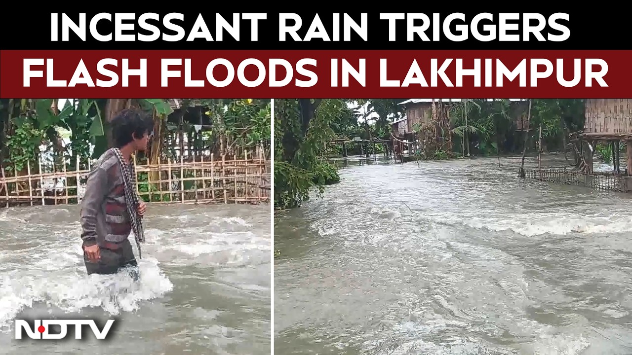 Torrential Rain Triggers Flood-Like Situation in Lakhimpur