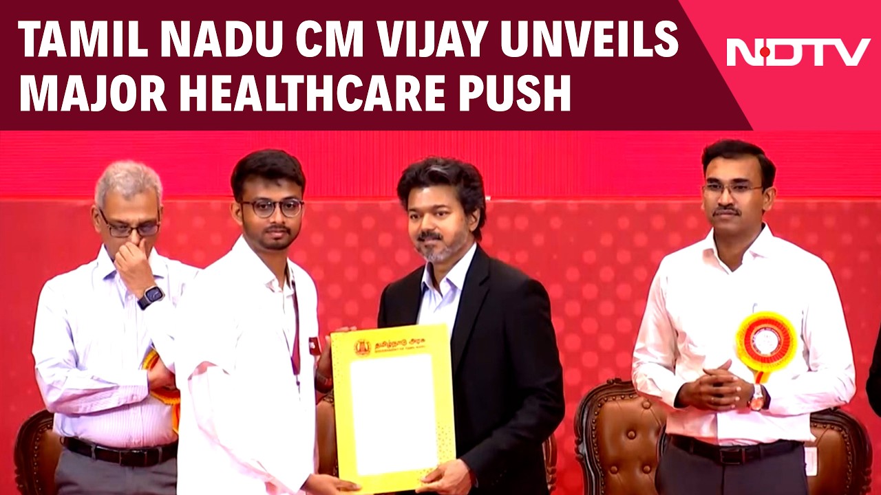 Tamil Nadu News | CM Joseph Vijay Hands Appointment Orders To 2,144 Health Recruits