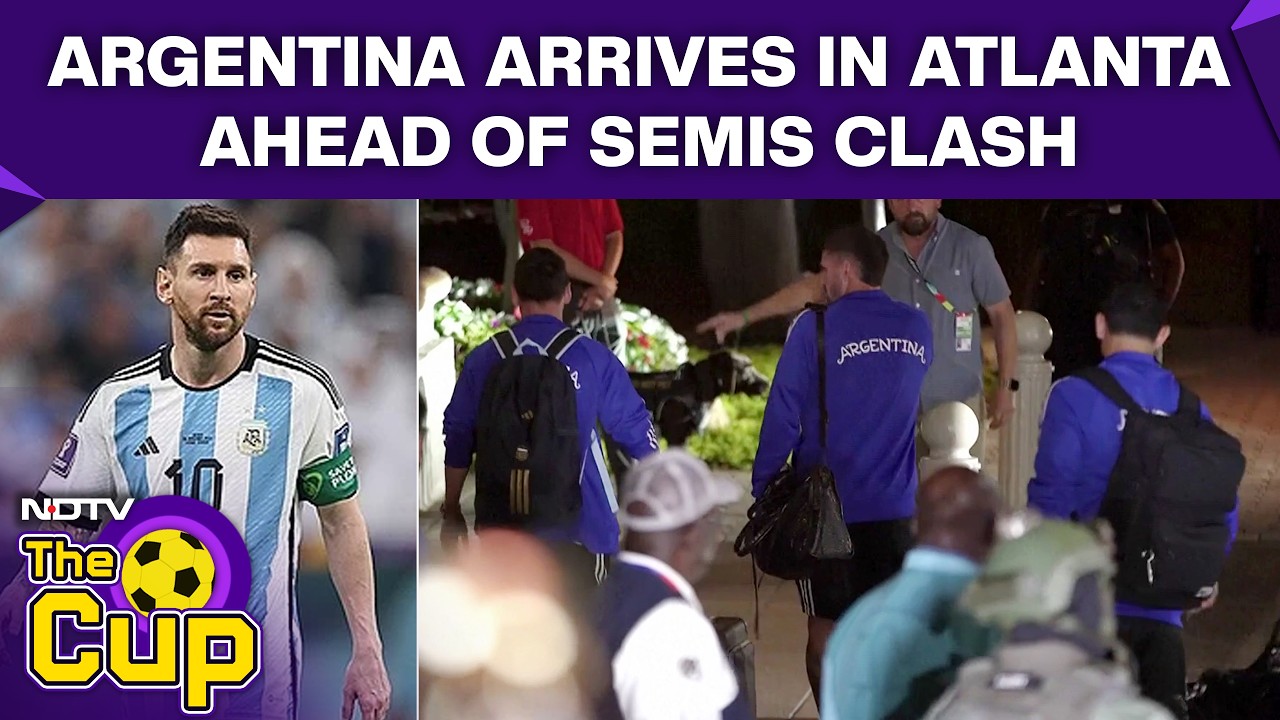 Argentina Vs England Semi-Final | Argentina Arrives In Atlanta Ahead Of Mega Semi-Final Clash