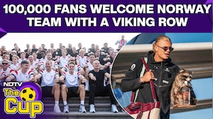 Haaland Racoon | 100,000 Fans Welcome Norway Team Back Home With A Viking Row