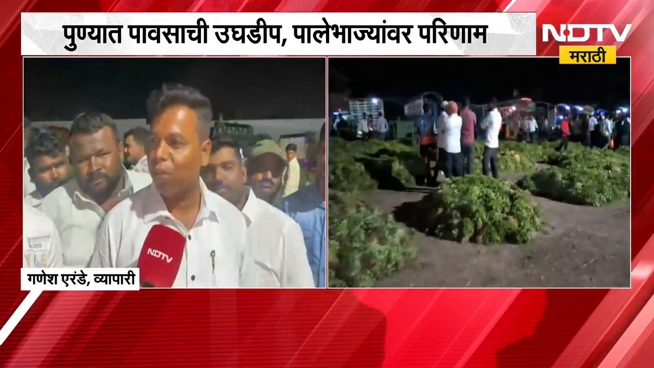 Pune |  पुण्यात पावसाची उघडीप, पालेभाज्यांवर परिणाम; दरात मोठी वाढ | NDTV Marathi