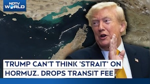 Trump Can't Think 'Strait' On Hormuz. Drops Transit Fee, Wants Deals