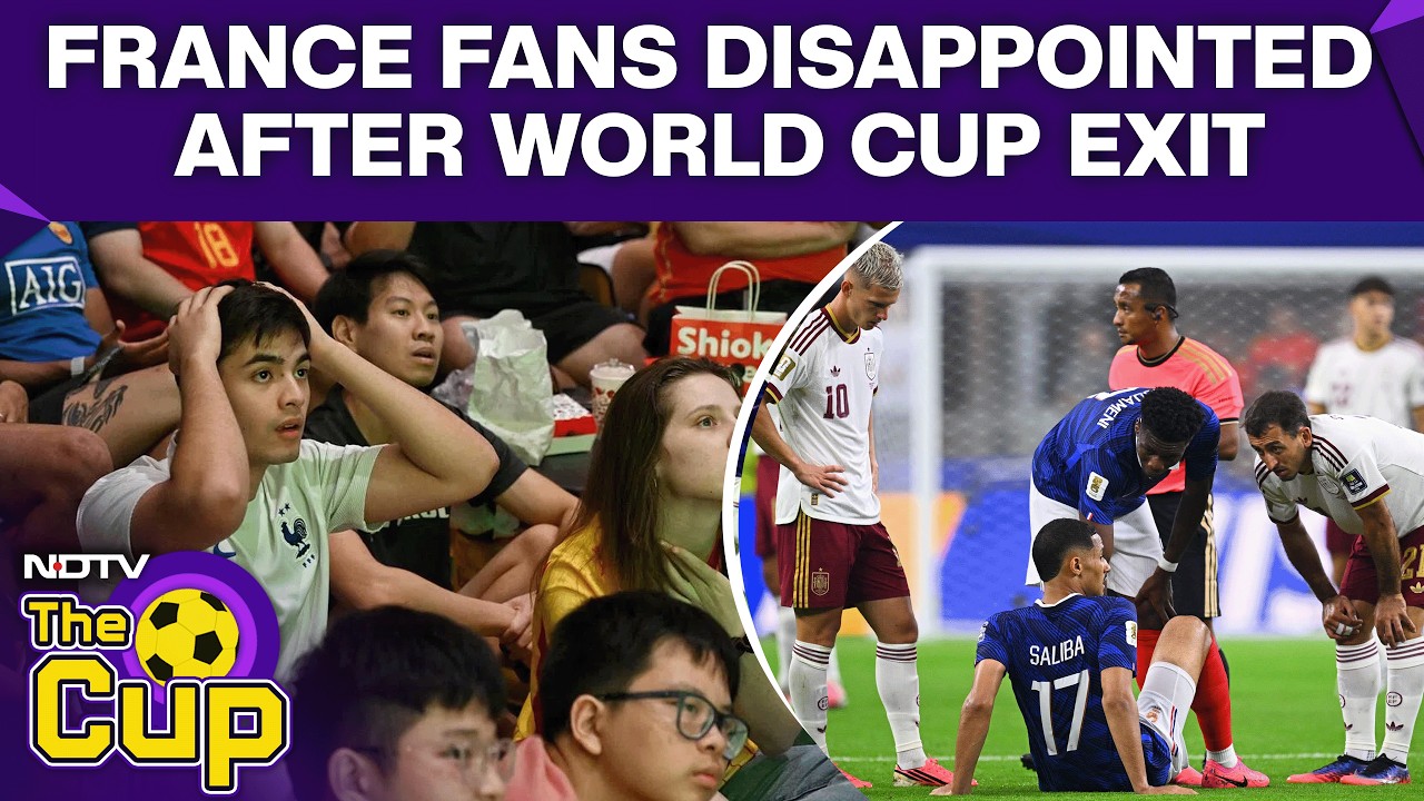 France vs Spain Semifinal | Parisian Fans Disappointed After France Knocked Out In Semifinal
