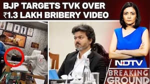 Tamil Nadu News | Tamil Nadu Row: BJP Shares Video Alleging TVK Leader Took Bribe
