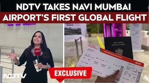 Navi Mumbai Airport | Navi Mumbai Airport Launches International Ops NDTV Onboard Inaugural Flight