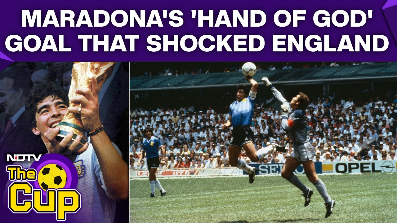 Maradona's 'Hand of God' Goal That Stood Against England In 1986