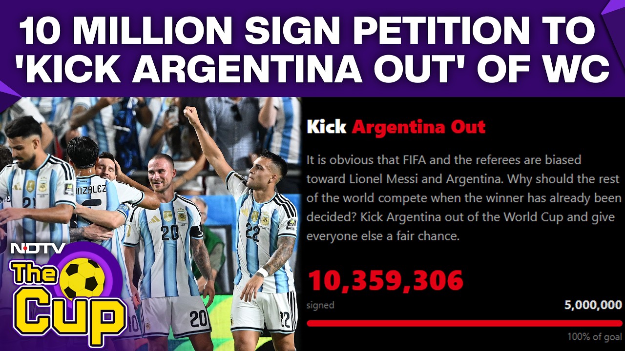 10 Million Sign Petition To 'Kick Argentina Out' Of FIFA World Cup 2026. Here's Why