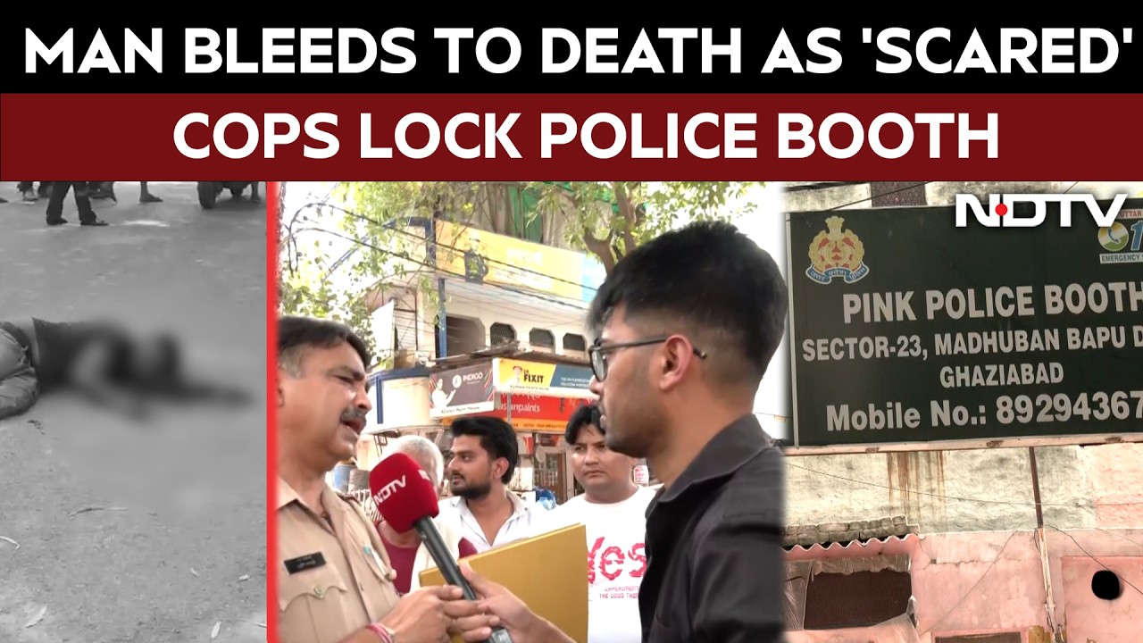 Ghaziabad News | Ghaziabad Man Begged For Help For 40 Minutes, Bled To Death Outside Police Booth