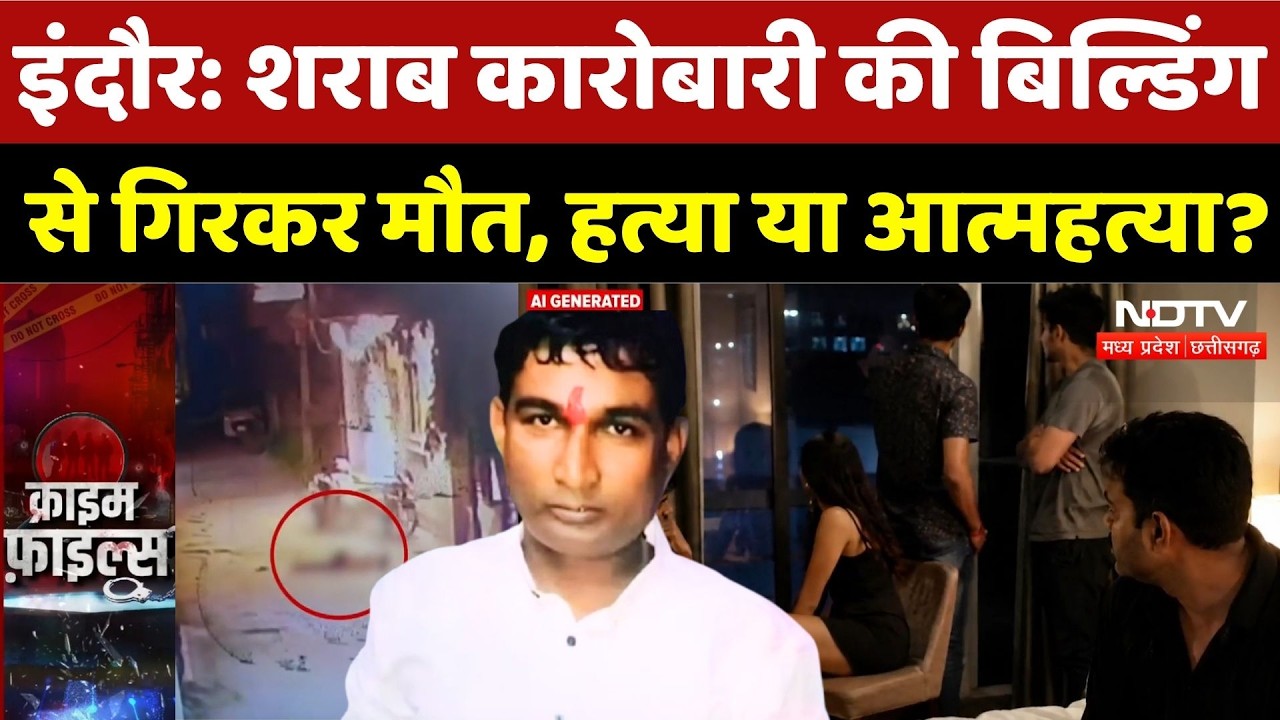 Indore Hotel Death Case: शराब कारोबारी की बिल्डिंग से गिरकर मौत, हत्या या आत्महत्या? | Crime | cctv