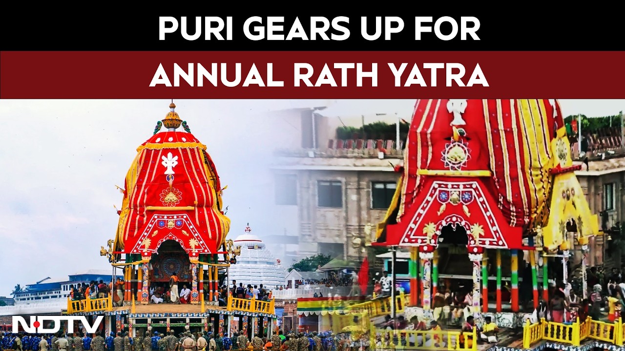 Puri Gears Up For Annual Rath Yatra, Three Chariots Ready For Grand Procession