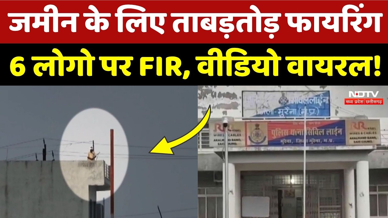 Morena News: जमीन के लिए खूनी जंग, चली गोलियां, Video Viral! MP Crime News | Top News | Breaking
