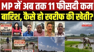 MP Monsoon Update: MP में अब तक 11 फीसदी कम बारिश, कैसे हो Kharif खेती? |Weather Report |Rainfall