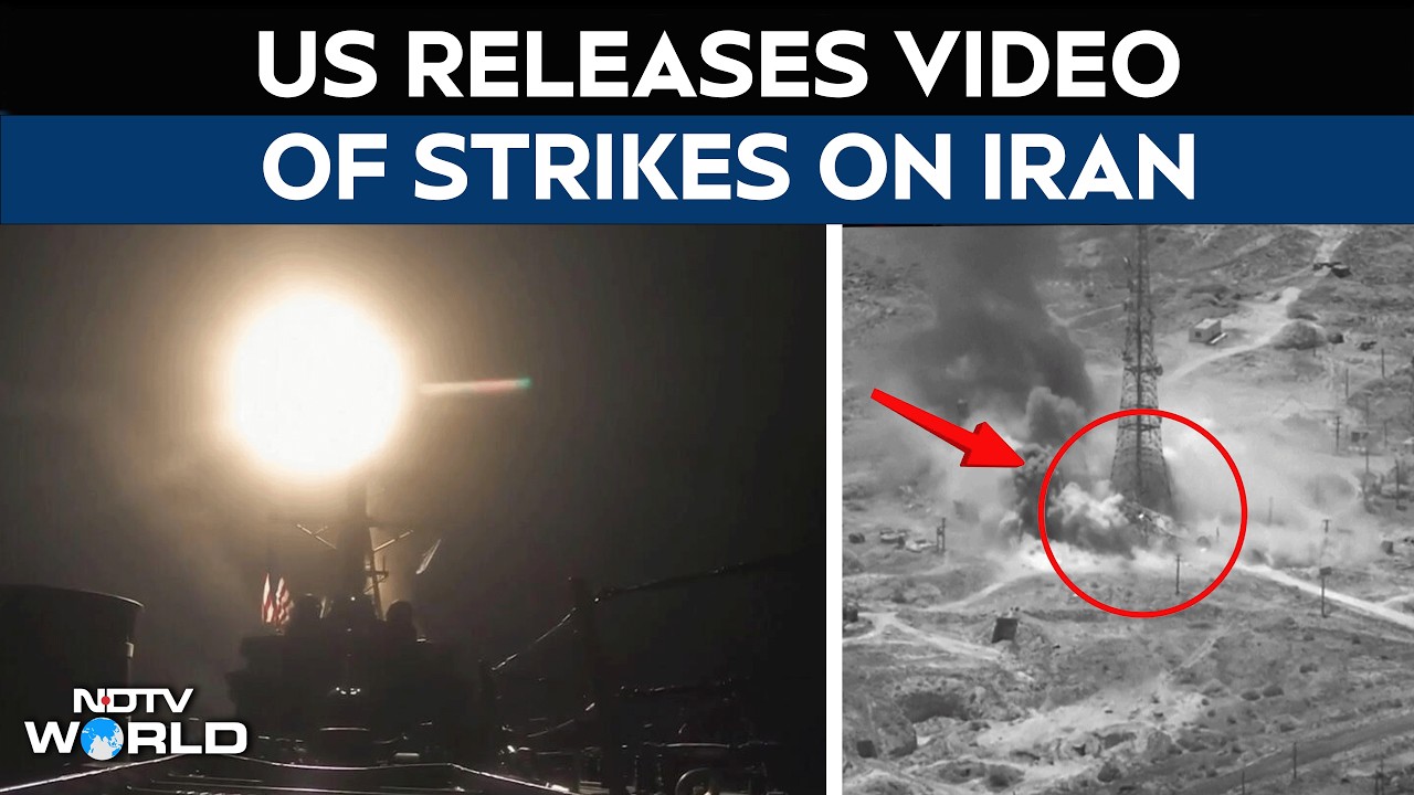US Strikes Iran | CENTCOM Releases Footage Of US' Latest Strikes On Iran