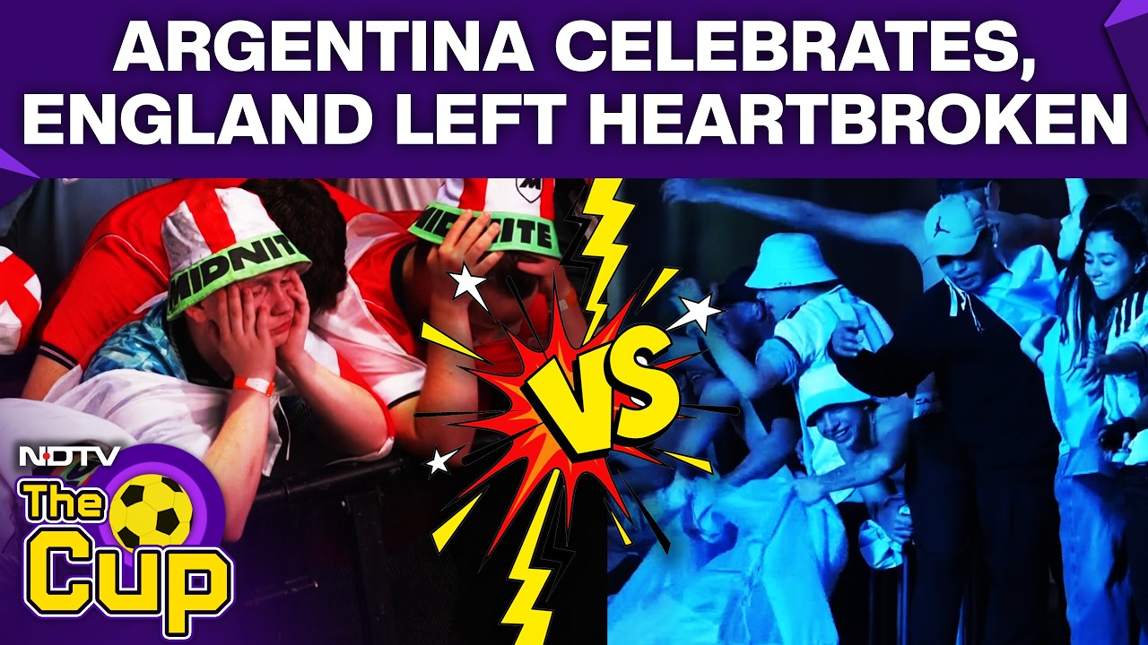 Argentina Vs England FIFA Match | One Match, Two Emotions: Argentina and England Fans React