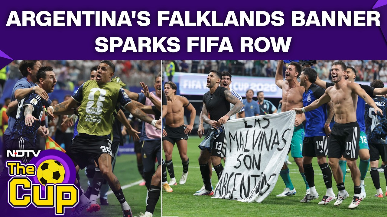 Argentinas Falklands Banner Sparks FIFA Row After Semi-Final Win