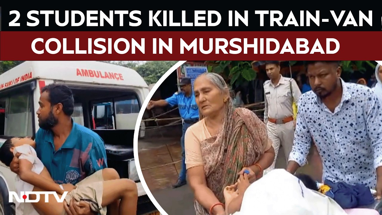 Murshidabad Train Accident | 3, Including 2 Students Dead In Train-School Van Collision
