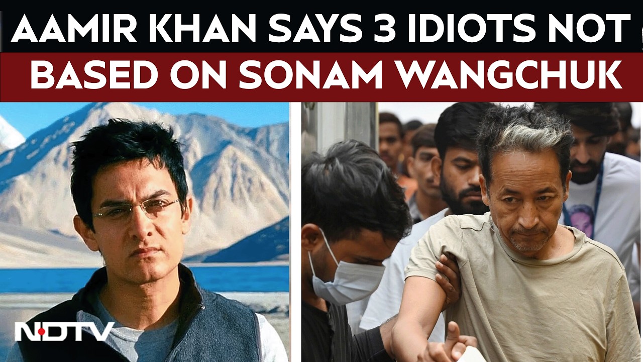 Sonam Wangchuk Hunger Strike | Aamir Khan Says 3 Idiots 'Not Based' On Sonam Wangchuk