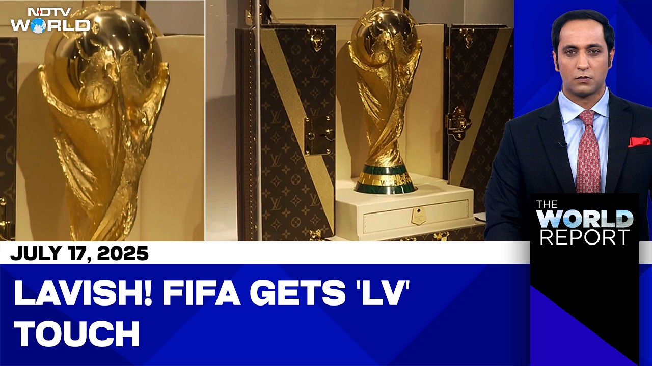 Louis Vuitton Unveils Official Trophy Trunk Ahead Of FIFA World Cup Final