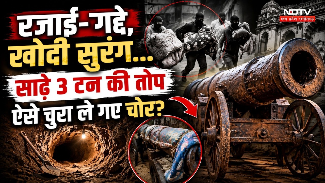 Shivpuri Cannon Theft: आखिर कैसे गायब हुई साढ़े 3 टन की ऐतिहासिक तोप?