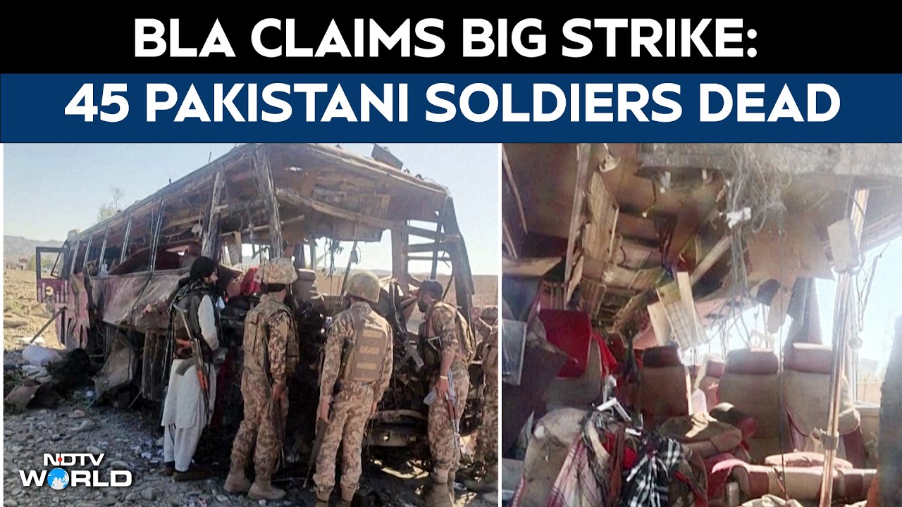 Pakistan: 45 Soldiers Killed In Balochistan Ambush; BLA Claims Responsibility | Mastung