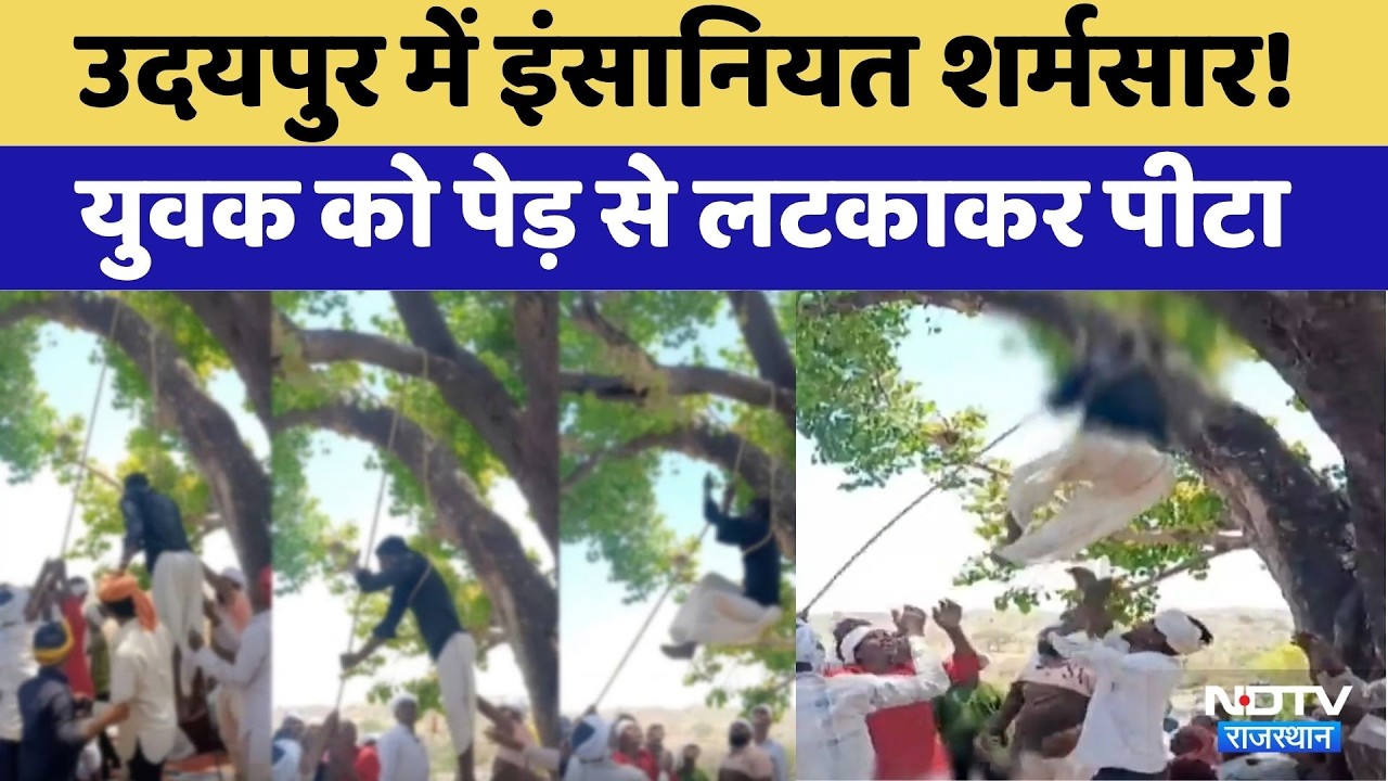Udaipur Assault Case: इंसानियत शर्मसार! युवक को पेड़ से लटकाकर पीटा। Crime News । Assault Case