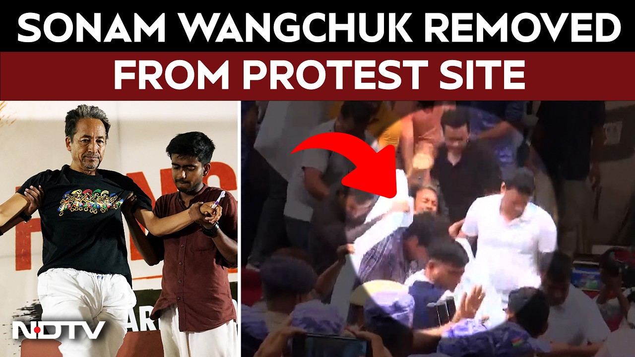 Sonam Wangchuk Removed From Protest Site, Taken To Hospital On Day 21 Of Hunger Strike