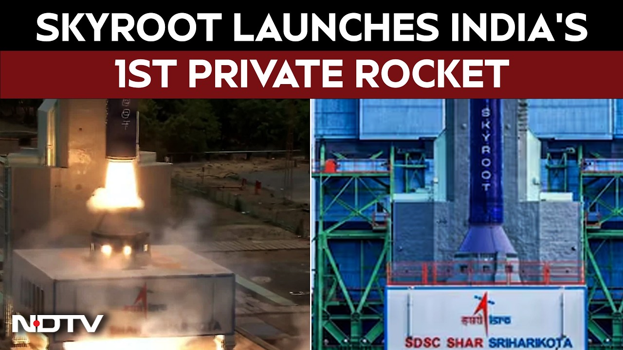 Skyroot Aerospace Vikram 1 Launch | Skyroot Launches Vikram-1, India's First Private Orbital Rocket