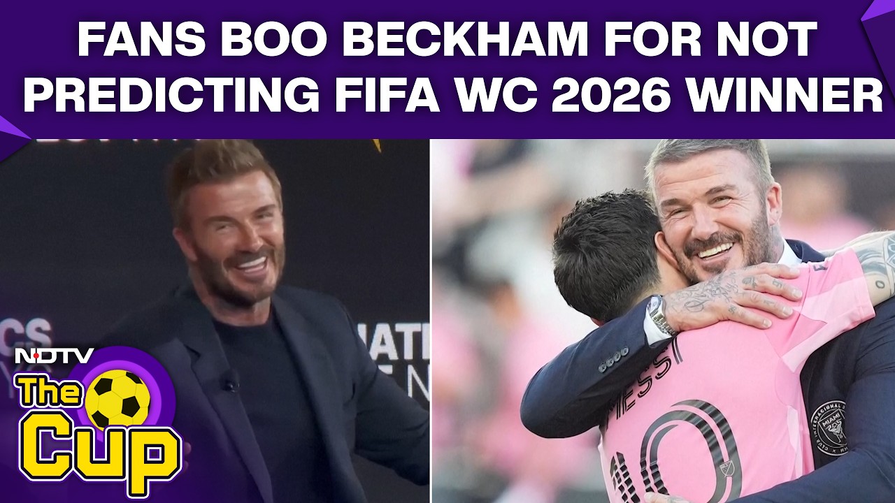 David Beckham Booed After Refusing To Predict Winner Of World Cup Final | FIFA World Cup 2026